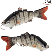 Realistiska fiskebeten Kit Fiskedrag Konstgjorda beten för fiske av rovfisk som gädda 1 st.