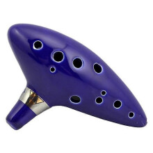 12-holes C-modus ocarina keramische baritonfluit Blue Legend of Zelda ocarina fluitinstrument