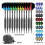 Soft Tip Darts Set - KAKOO - 12 Plastic Tip Darts - 100 Tips - 42 Flights 1