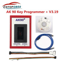2022 För BMW Auto Key Programmer AK90 + För BMW EWS2/3/4 Key Code Reader Key Maker ak90 V3.19 With Car