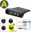 (TPMS-stil A) TPMS Interna externa sensorer Däcktrycksövervakningssystem Trådlös Solar med 4 externa 1
