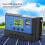 ESTINK 12V PWM Solar Charge Controller 12V 24V Dubbel USB Solar Panel Charge Controller LCD 1