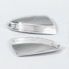 (1 Par) Vänster / Höger Bildörr LED Bakre sidospegel Blinkers för Mercedes-Benz C-klass