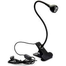 Bedlamp - Bureau - Met clip voor laptop - Zwart