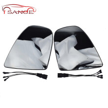 (Ett par (L och R))Barbackspegel sidodörrsspegel glas Fyrpluggs bälteskabel 51167174981 51167174982