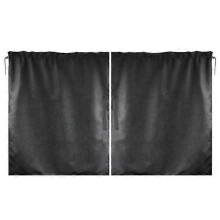 Lot de 2 rideaux séparateurs de voiture/pare-soleil pour fenêtre avec protection pour l'intimité, les