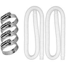 Tubo flessibile di ricambio per piscina da 32 mm con morsetti metallici per filtri per pompe da 300-330-530-1000