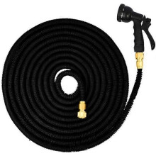 Magic Hose, ausziehbarer, elastischer Gartenschlauch, 75 m bis 225 m, + Bewässerungspistole – EYEPOWER