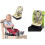 Siège rehausseur pliable pour bébé jaune - Harnais 5 points - Voyage 1