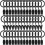 Curtain Rings - Unspecified - 42 Pack - Black - Vintage - Rustproof 1