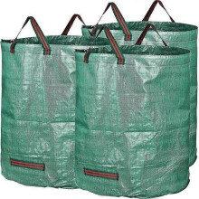 x 272L Garden Bag Sacco per rifiuti da giardino in PE resistente - Autoportante e pieghevole - Riutilizzabile