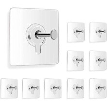 Schilderijhangers - Niet-afgevend - 18 stuks - Transparant - Draagt tot 5 kg - Modern design