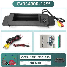 (CVBS480P-125deg) Caméra de recul GreenYi 170 degrés 1920x1080P AHD pour véhicule spécial Mercedes Benz