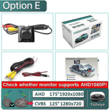 (Support E uniquement AHD) GreenYi AHD 1920x1080P Objectif fisheye 170 degrés Vision nocturne Starlight