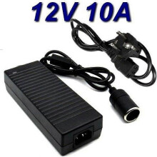 Power Adapter - TopChargeur - Transformer Converter - AC 220V to DC 12V - 10A - 120W