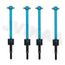 (Blue 4PCS)TT02B TT-02B DT02 DT03 DF02 Metal Universal Drive Shaft CVD (64mm) for Tamiya RC Car Upgrade