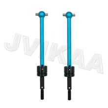 (Blue 2PCS)TT02B TT-02B DT02 DT03 DF02 Metal Universal Drive Shaft CVD (64mm) for Tamiya RC Car Upgrade