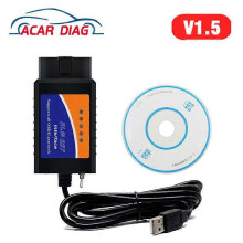TOP ELM 327 V1.5 USB OBD 2 ELM327 Switch För Ford Forscan ELMconfig Code Reader Scanner PIC18F25K80