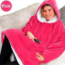 Coperte con maniche in peluche, coperte indossabili, plaid in pile con maniche in peluche, felpa con