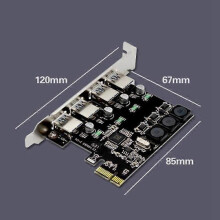 4 Usb 30 Pci Express Expansion Card Pcie Port Usb 30 Host Controller Pci-4 4 X Usb30 Usb 30 Expansion