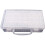 SODIAL 64 Grids Adjustable Plastic Jewelry Storage Box - White 1