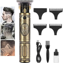 Bald Head Clippers Nieuwe elektrische verzorgingsset - Draadloze T-bladige tondeuse - Met smeerolie