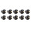 10pcs T10 Socket Dashboard Instrument Panel Socket T10 Twist Lock Wedge Bases Lamp Dash Bulb Plug Auto 1