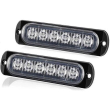 Lot de 2 feux de travail à LED pour voiture, feux de gabarit latéraux de remorque, clignotants