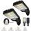 2 Pack Solar Lights Outdoor LED Light with Motion Sensor with 3 Adjustable Modes Waterproof Powerful 1