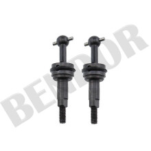 (2PCS Short Black)Wltoys K969 K979 K989 P929 2mm Extended Metal CVD Universal Joint Shaft Transmission
