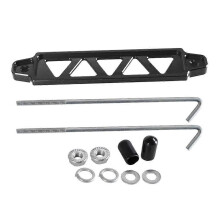 (Zwart) Universele aluminium auto-accu-bevestigingsbeugel voor Honda Civic EK EG