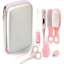 Kit de soins pour bébé 8 pièces, nouveau-né, infirmière, ongles, cheveux, soins de santé, thermomètre,