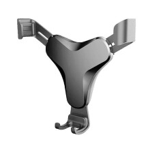 (Silver)Universal Car Phone Holder Mobile Phone Stand Holder Cradle GPS Bracket Mobile Phone Holder
