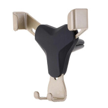 (Golden)Universal Car Phone Holder Mobile Phone Stand Holder Cradle GPS Bracket Mobile Phone Holder