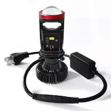 (Vänsterstyrd)Y7 Y7D H4 LED-projektor Minilins Auto H4 LED-strålkastarlampor Kit Konvertering helljus