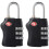 XCSOURCE TSA Luggage Locks3 Digit Security Padlock Combination Lock for Suitcase Luggage Bag Black 2 1