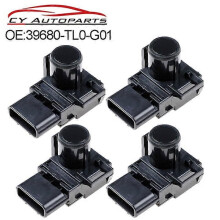 (Vit)YAOPEI 4PCS High Quality 39680-TL0-G01 Parkeringshjälp Parkeringssensor för Honda Accord Insight