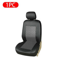 (Gray Front 1pc)GM Seat Cover PU Leather Breathable Fully Surrounded Cushion 5-seater Protective Pad