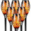Solar Torch Lights Waterproof - AUDBURN - 6 Pack 12LED - Flame Effect - Outdoor 1
