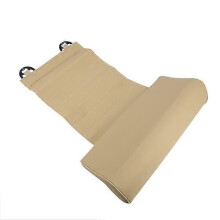 (Beige)Universal Car Seat Leather Leg Pad Support Extension Mat Soft Foot Support Leg Leather Cushion