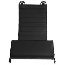 (Black)Universal Car Seat Leather Leg Pad Support Extension Mat Soft Foot Support Leg Leather Cushion