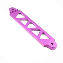 (Lila)218mm/190mm Aluminium Röd Billet Aluminium Bilbatteri Tie Down Mount Bracket Hållare Bar för Honda