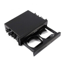 Universal In Dash Storage Box Car 1 Din Audio Radio Conversion Box Ersättningsficka Kit Car Drink