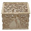 Hollow wooden box - JM - DIY - Customizable - Brown - Rectangular 1