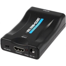 MPTECK HDMI till SCART-omvandlare MHL HDMI till SCART HD-adapter Stöd NTSC PAL för SKY HD Blu Ray APPLE