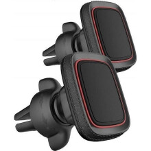 2PACK Universal Magnetic Car Phone Holder Grip 360 Degree Rotation Air Vent Mount 6 Powerful Magnets