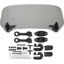 Universal Modifierad Motorcykel Vindruta Spoiler Luftdeflektor Transparent HB016