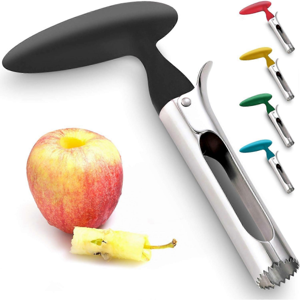 Premium Apple Corer - Easy to Use Durable Apple Corer Remover for Pears, Bell Peppers, Fuji, Honeycrisp, Apples - Stainless Steel Best Kitchen Gadg