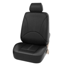 (Sedile singolo anteriore) Coprisedile per auto universale in pelle PU, set di coprisedili per auto,