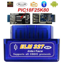 Super Mini Elm327 Bluetooth OBD2 V1.5 Elm 327 V 1.5 OBD 2 Auto Diagnostic Scanner för bil Elm-327 OBDII